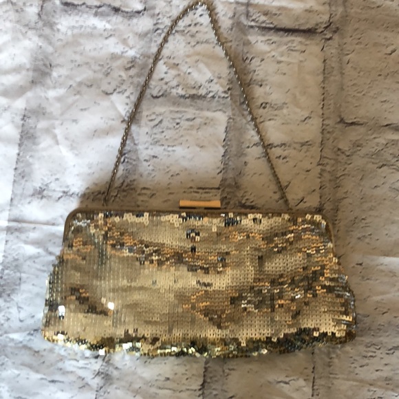 BCBGMAXAZRIA Beautiful sequined clutch handbag - Picture 2 of 12